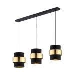 Stylowa lampa wisząca z pięknymi kloszami CALISIO 14378/TK