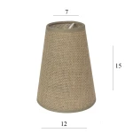 ABAŻUR do lampy żyrandola 2S-E14 juta7/12 wys 15 
