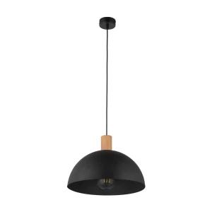 Pojedyncza czarna lampa wisząca OSILO 14852/TK      