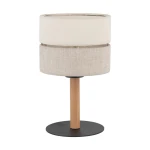 Lampka nocna z lnianym abażurkiem ECEO 15596/TK              