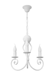 KLIWAS biały 1385/26 żyrandol świecznikowy 3-ramienny 