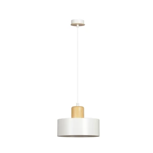 Biała pojedyncza lampa wisząca TOREN 11047/1/E       