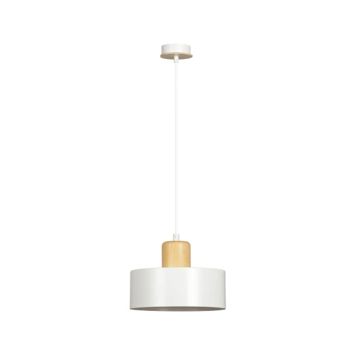 biala-pojedyncza-lampa-wiszaca