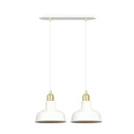 Podwójna biała lampa wisząca IBER 11043/2/E   