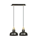 Oryginalna czarna lampa do salonu IBER 11042/2/E    