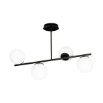 Nowoczesny czarny żyrandol z kloszami BIER 11020/4/E 