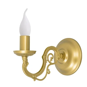 Kinkiet świecznikowy złoty VIOLA O3000 K1 ZL/Le 