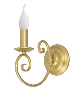 Kinkiet klasyczny złoty DOMINO O3010 K1 ZL/Le 