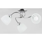 Srebrny plafon sufitowy SILOA 127503/AA 3-punktowy   