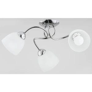 Srebrny plafon sufitowy SILOA 127503/AA 3-punktowy   