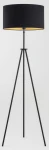 Stylowa czarna lampa podłogowa BREZO 19284/AA 