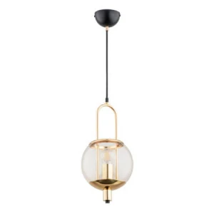 Oryginalny czarno-złoty pojedynczy zwis LERON  160895/AA  