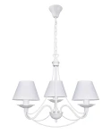 Biały prowansalski żyrandol ROMA  1397E/p/01/AX 3-ramienny