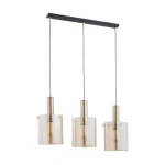 Potrójna lampa ze szklanymi kloszami CELINO 162161/AA 