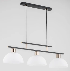 Efektowna czarna lampa wisząca ETODA 163003/AA 3-punktowa