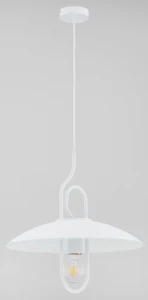 Biała unikatowa lampa z kloszem CHOSE 160625/AA 