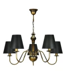 Stylowy żyrandol postarzany GOLDSUN AB 1336G/24/14 5-płomienny