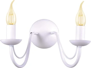 Podwójny stylowy biały kinkiet BARTO 13999/KA   