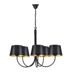 Elegancka stylowa lampa salonowa SASETE 14336/KA 5-ramienny