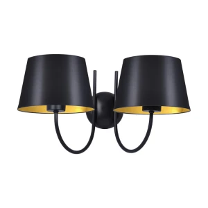 Podwójny elegancki kinkiet na ścianę SASETE 14338/KA 