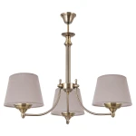 Elegancki żyrandol do sypialni  AZALIA 615-3/13 3-płomienny  