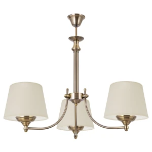 Stylowy żyrandol do salonu  AZALIA 615-3/02 3-płomienny    