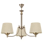 Złoty żyrandol do sypialni  AZALIA 615-3/07 3-płomienny     