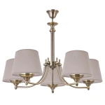 Klasyczny żyrandol do salonu AZALIA 615-5/13 5-płomienny 