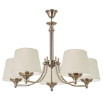 Klasyczny żyrandol do salonu AZALIA 615-5/02 5-płomienny   