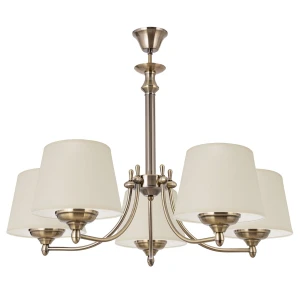 Klasyczny żyrandol do salonu AZALIA 615-5/02 5-płomienny   