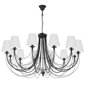 Duża lampa do salonu 12- ramienna JEWESOS AB 12041/27/01