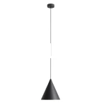 Czarna pojedyncza nowoczesna lampa FRAM 11108G1/AX  