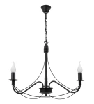 Świecznikowy żyrandol do salonu HORTENSJA 1382-3 3-płomienny