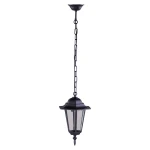 Stylowa lampa wisząca zewnętrzna STANDO K-15009H/CZ/KA