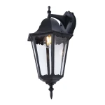 Czarny stylowy kinkiet na ścianę  LOZNE K-15006A/DOWN/CZ/KA
