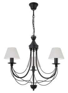 Klasyczny żyrandol z abażurami 3-ramienny ROMANOS 1352-3/1S/01