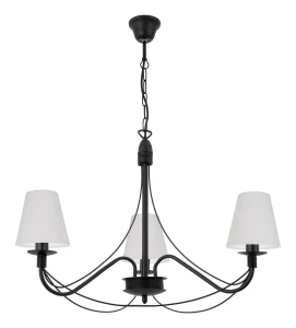 Żyrandol klasyczny do sypialni HORTENSJA AB 382-3/01 3-płomienny 