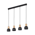 Stylowa lampa wisząca z pięknymi kloszami CARE 14896/TK