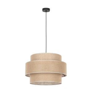 Lampa wisząca z modnym abażurem CALISIO JUTA 15402/TK