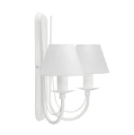 Biały klasyczny kinkiet podwójny JEWESOS 12046/26/01