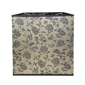 ABAŻUR do lampy w kształcie sześcianu 25/25/25 beżowy wzór