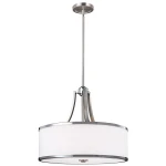 Elegancka lampa do salonu wisząca srebrna PROJECT PAT FE/P1ROSPECT/PARK/4P/EL