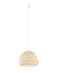 Wisząca mała lampa rattanowa w stylu boho BOKOS S 111150/N