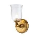Złota lampa ścienna do łazienki HUGENA FE/H1UGOLAKE1 BATH-BB/EL