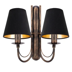 Podwójna lampa ścienna klasyczna do sypialni JEWESOS 12046/24/53