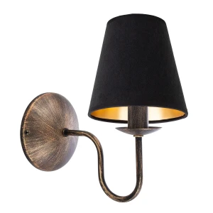 Stylowy postarzany kinkiet do sypialni GOLDSUN AB 1338G/24/53