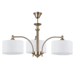 Potrójny elegancki żyrandol do sypialni MAGNOLIA 615-3/M/01 3-płomienny