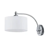 Srebrny kinkiet do salonu  MAGNOLIA 615-K/CH/M/01