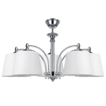 Chromowa lampa sufitowa wisząca do pokoju CAMELIA 615-5/CH/C/01 5-ramienny