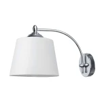 Kinkiet do sypialni srebrny CAMELIA  615-K/CH/C/01